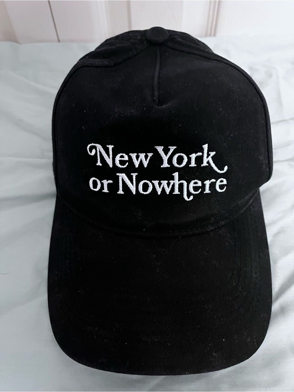 New York or Nowhere Black Men’s Baseball Cap